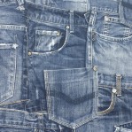 B002 - Behang Levi - Jeans